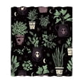 thumbnail image 2 of Miwamany Halloween Shower Curtain, 72x72 Inch Waterproof Polyester Bath Liner, Spooky Print Partition Cloth with Hooks for Bathroom Decor, Holiday Home Accent, 2 of 6