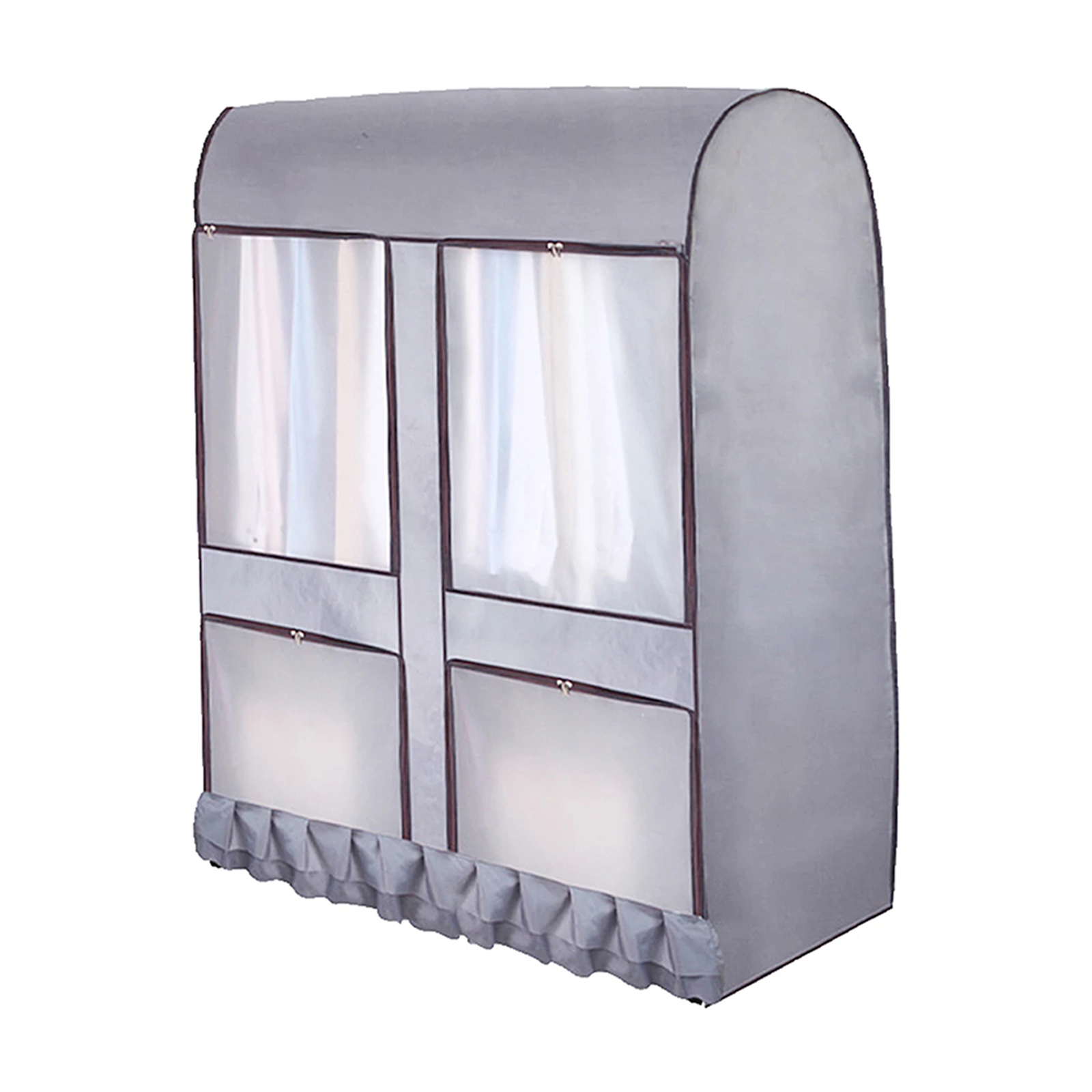 Floepx Home Clear Wardrobe Dust Cover Clothes Cover Clothing Rack Dust