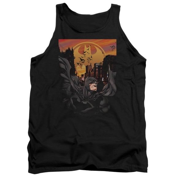 Batman Always On Call Adult Tank Top Black