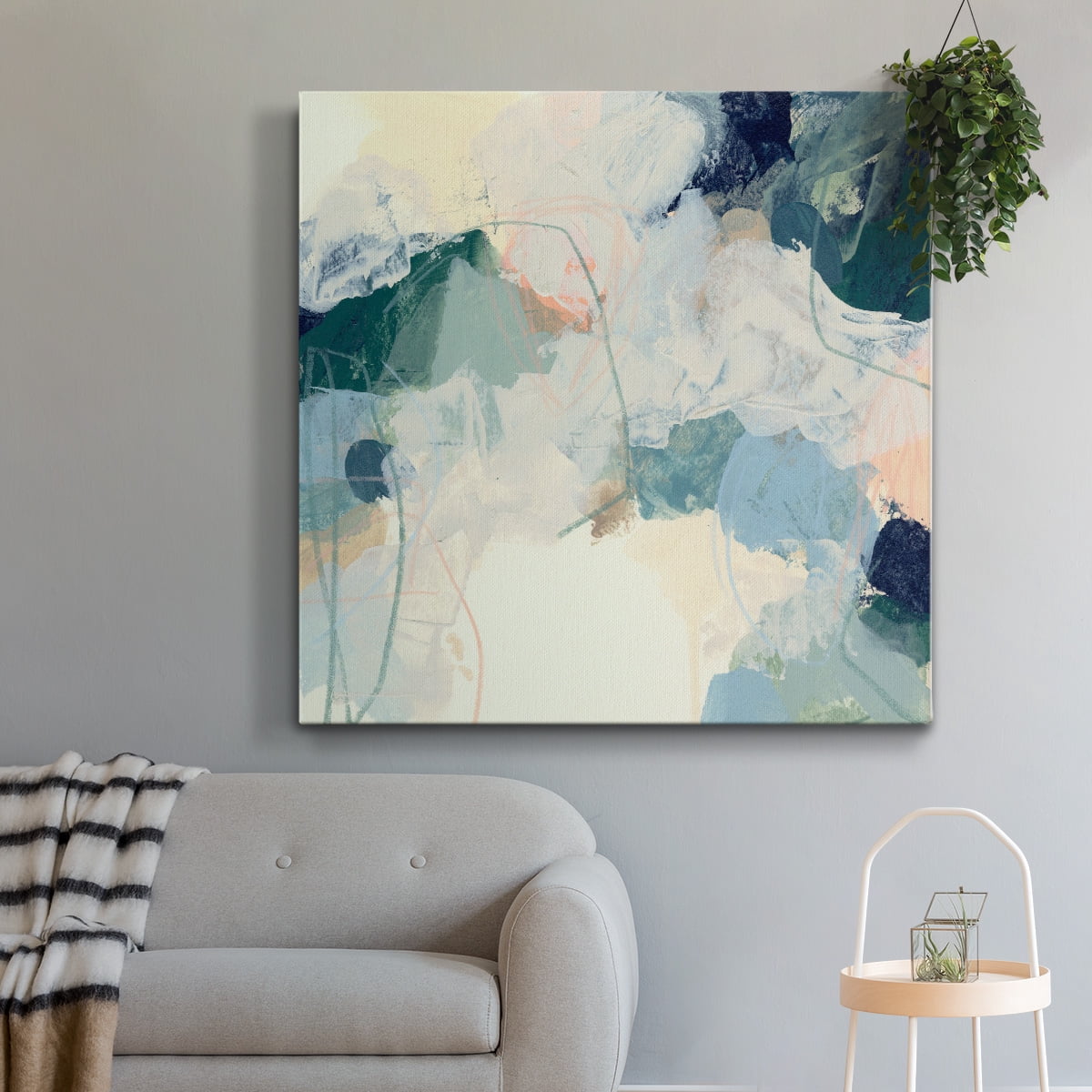 Wexford Home Cloud Gesture II-Premium Gallery Wrapped Canvas, 10" x 10" - Ready to Hang