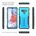 thumbnail image 2 of ExoGuard For  LG Stylo 6 Case, Rubber Shockproof Full-Body Phone Case with Kickstand (Blue), 2 of 7