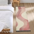 thumbnail image 3 of Yayeee Runner Rug for Bedroom 2'x6' Machine Washable Hallway Non Slip Mat, Soft Pink Pattern, 3 of 8