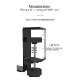 thumbnail image 2 of 1 x Clip-On Headphone Stand-Silver, 2 of 8