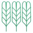 thumbnail image 1 of Leaf Shape Garden Trellis for Climbing Potted Plant Support (3pcs Hard), 1 of 9