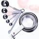 thumbnail image 3 of Cuchara medidora de acero inoxidable de 6 piezas, práctica cuchara medidora para hornear, para cocina casera con 5 tazas medidoras., 3 of 7