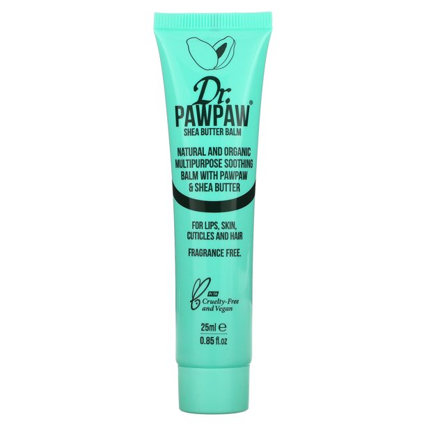 Multipurpose Soothing Balm with Pawpaw & Shea Butter, Fragrance Free, 0