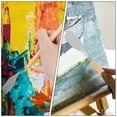 thumbnail image 4 of 12Pcs Plastic Handle Painting Spatula Wall Painting Scraper Art Painting Mixing Tools, 4 of 5