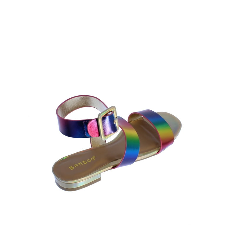 Bamboo Roots 20 Rainbow Multi Strap Sandal in Rainbow Walmart