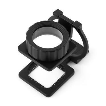 15X Magnifying Glass with Built-in Scale for On-the-Go Convenience Portable Foldable Magnifier Stand Bienvenido