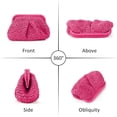 thumbnail image 3 of Straw Clutch Purse for Women Cloud Dumpling Pouch Straw Crossbody Shoulder Handbag Summer Beach Woven Bag, 3 of 6