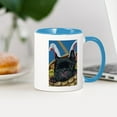 thumbnail image 3 of CafePress - Easter Bunny French Bulldog Mugs - 11 oz Ceramic Mug - Novelty Coffee Tea Cup, 3 of 4