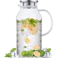 thumbnail image 1 of Jarra de vidrio Bivclaz de 2,6 litros con tapa y pico para agua fría y caliente, 1 of 7