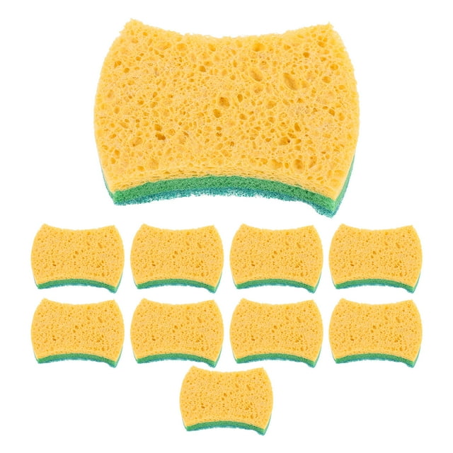 Greenadscape 12Ud Esponjas Reutilizables De Cocina Tres Capas Con De Doble Cara Para Platos