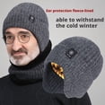 thumbnail image 2 of Winter Warm Hat For Middle-aged and Elderly People, Men's Protectionat Ear, 2 of 6