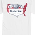 thumbnail image 3 of Budweiser - America Logo Fill Short Sleeve Graphic T-Shirt, 3 of 5
