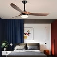 thumbnail image 4 of CITYLUZ VENTILADOR DE TECHO PREMIUM FS-02V-0018-08A ASPAS TIPO MADERA CAFÉ OSCURA 118CM X 35CM 1 UNIDAD, 4 of 7