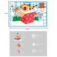 thumbnail image 1 of Pegatinas de cristal navideñas, adornos para el hogar, copos de nieve navideños, Papá Noel, pegatinas para puertas y escaparates, decoración navideña de Año Nuevo, 1 of 5