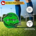 thumbnail image 3 of Vizari Livorno Soccer Ball | Sizes 3, 4, 5 | Durable TPU for Training & Matches | Ideal for Kids, Youth & Adults - LIME GREEN, 4, 3 of 7