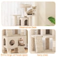 thumbnail image 5 of Huisuilinss Cat Tree Tower,Tall Cat Tower,Cat Condo For Indoor Cats,Cat House Furniture With Padded Plush Perch Sisal Scratching Posts And Hammock, 5 of 8