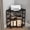 Black, variant on Corner Printer Stand Table Black Adjustable Storage For Home Office