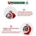 thumbnail image 4 of Ounissouiy Navidad Santa Claus Muñeco de nieve Colgantes LED Adornos colgantes para decoraciones navideñas Kits de decoración para fiestas No.2 Ounissouiy HA042652-02, 4 of 6