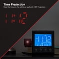 thumbnail image 3 of Reloj despertador de proyección Magnasonic con radio AM/FM, respaldo de batería, ajuste automático de hora, alarma dual, temporizador de siesta/apagado, visualización de temperatura/fecha interior con, 3 of 5
