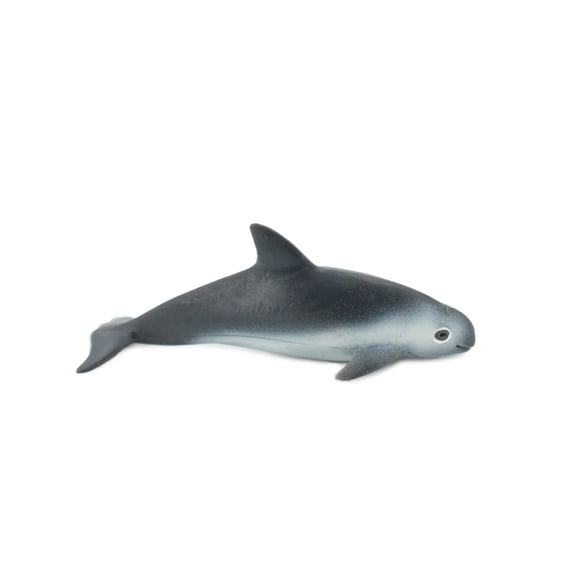 Dolphin, Vaquita , Porpoise, Marine Mammal, Rubber Animal, Realistic Toy Figure, Model, Replica, Kids, Hand Painted, Educational, Gift, 4" CH450 BB114