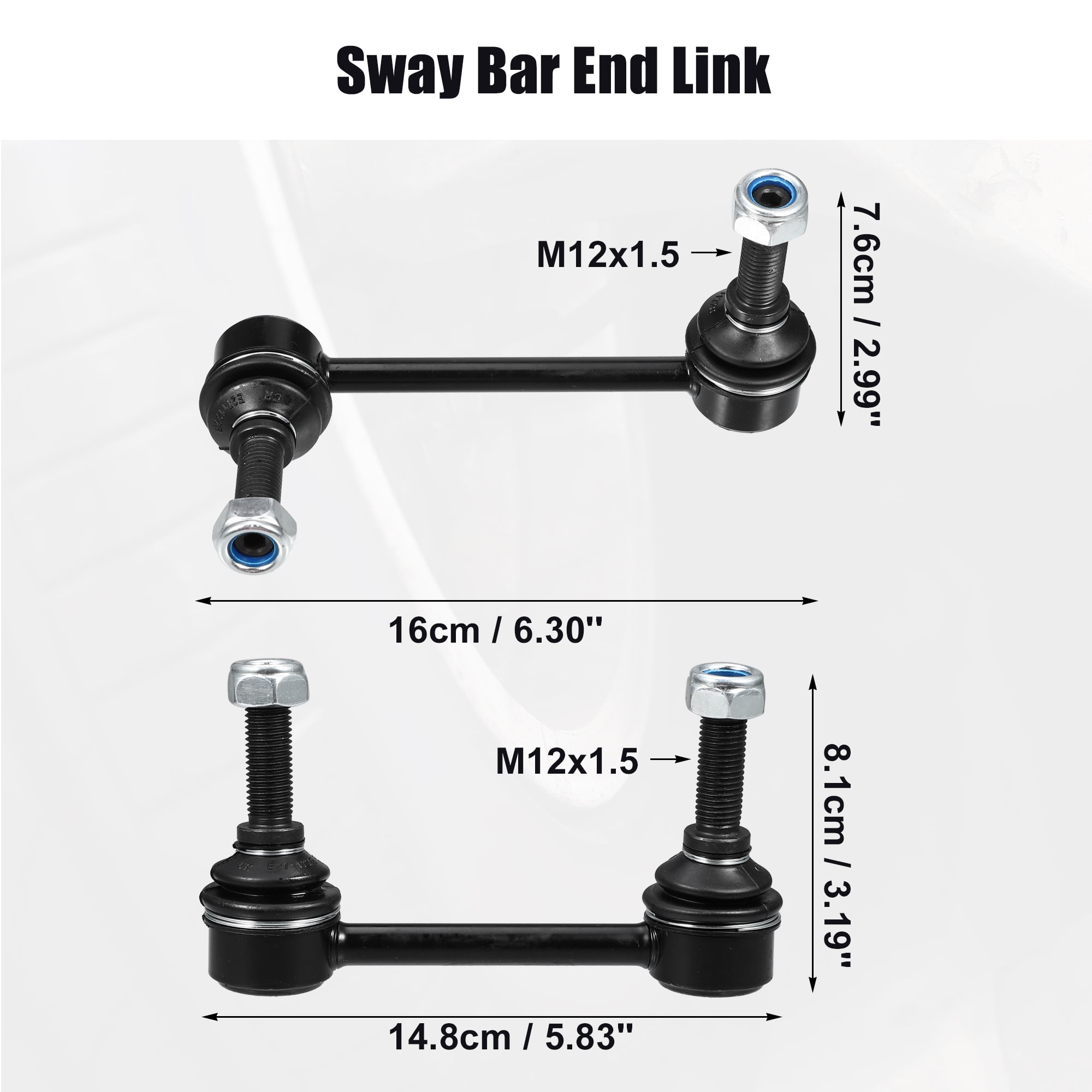 4 Pcs Front Rear Left Right Sway Bar Links Stabilizer Bar Link for Jeep Grand Cherokee 2011-2015