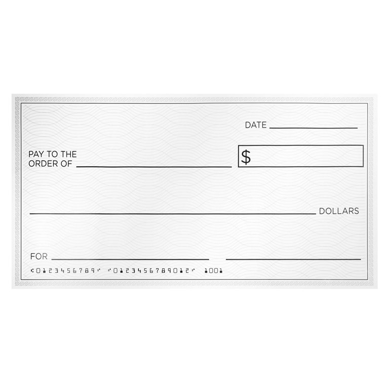 Reusable Big Check for Presentation, Large Oversized Dry Erase Plaque for  Endowment, Donations, Gag Gifts, Raffle, Fundraisers, 30 x 16 in -  Walmart.com