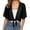 Black, variant on Women Tie Front Chiffon Short Sleeve Cropped Sheer Cardigan Formal Cardigan Long Wrap Cardigan Tops for Women Chiffon Cardigan Neck Cardigan Womens Cardigan plus Button down Cardigan Sweaters for