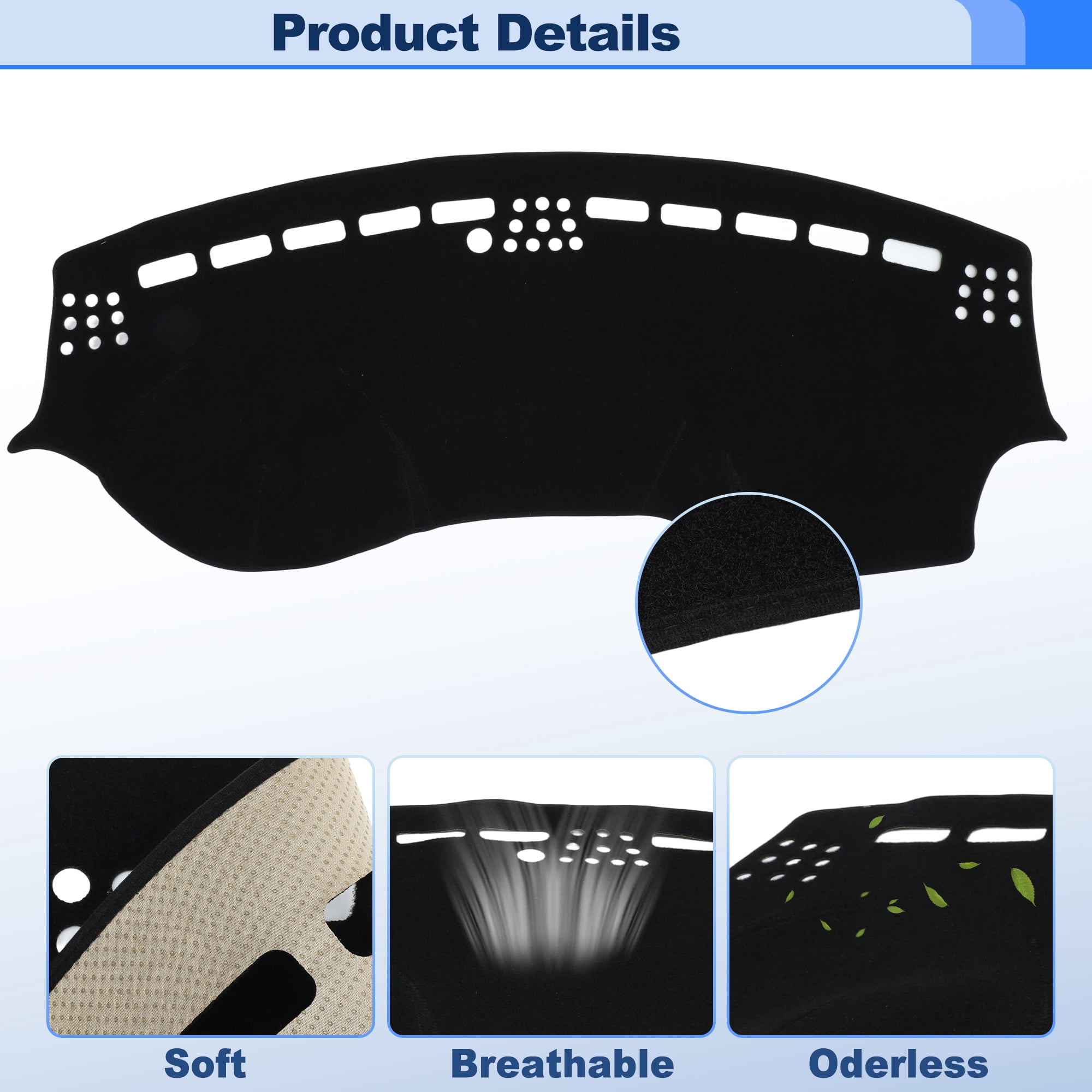 Unique Bargains Dashboard Mat Protector for Chrysler 300 300C Sedan 2011-2023