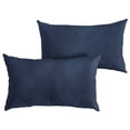 thumbnail image 2 of Sunbrella  Spectrum Indigo Indoor/Outdoor Knife Edge Pillow (Set of 2) 14 in H x 24 in W, 2 of 5