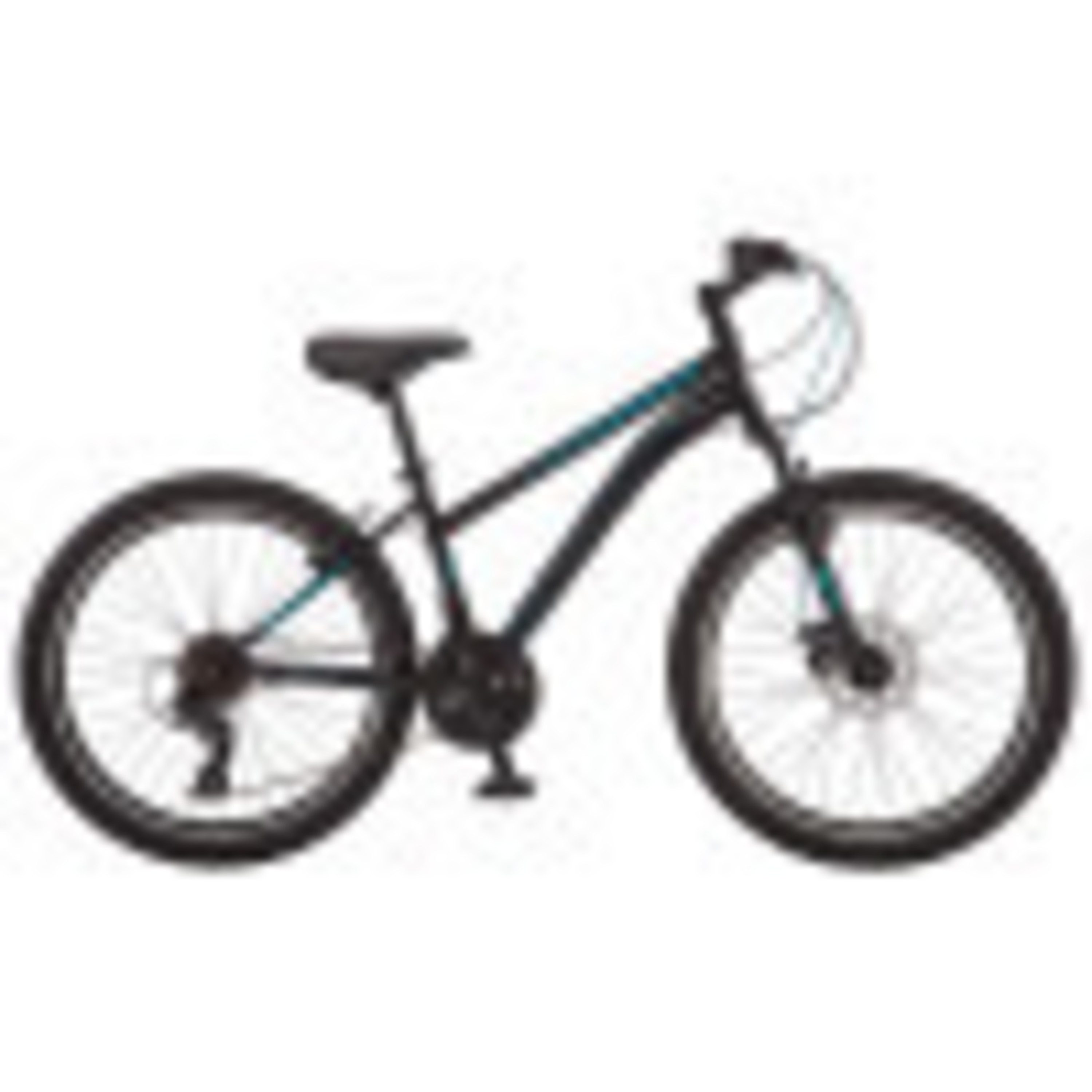 Schwinn 24-in. Sidewinder Unisex Mountain Bike, Black & Teal, 21 Speeds - image 3 of 8