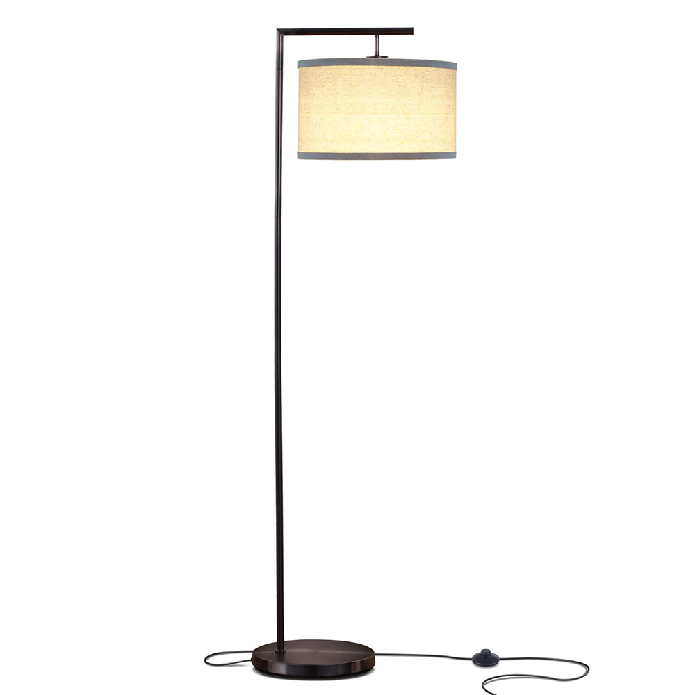 Brightech Montage Modern LED Floor Lamp Living Room Light Standing Pole with Hanging Drum Brightech Montage Modern LED Floor Lamp Living Room Light Standing Pole with Hanging Drum