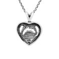 thumbnail image 6 of Aeravida Unique Zodiac Sign Cancer Heart Frame Sterling Silver Necklace | Zodiac Sign Sterling Silver Necklace for Women,Men | Casual Long Necklaces for Women | Gift for Women, Daughter, Men, 6 of 6