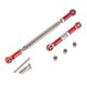 thumbnail image 2 of Metal Adjustable Steering Linkage Servo Link Pull Rod Turnbuckle for MN D90 D99 MN-90 FJ-45 1/12 RC, 2 of 5
