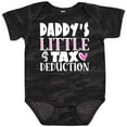 thumbnail image 3 of Inktastic Daddy's Little Tax Deduction Pink Hearts Boys or Girls Baby Bodysuit, 3 of 5