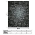 thumbnail image 2 of Math Formula Flannel Throw Blanket for Gifts for Women Men Girls Boys All Seasons, 2 of 8