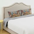 thumbnail image 5 of Dailycode Satin Pillow Case King Silk Pillow Cover for Hair and Skin Envelope Closure Food on Dining Table 20"x40", 5 of 9