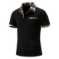 thumbnail image 2 of Sngxgn Men's Polo Shirt, Soft Polo Shirt, Short Polo Shirt(Black,L), 2 of 7