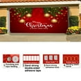 thumbnail image 6 of 7x8 Ft Christmas Garage Door Banner Merry Christmas & Happy New Year Ornaments Snowflakes Banners for Outside Inside Winter Door Cover Garage Wall Covering for Party Garage Decorations, 6 of 6