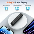 thumbnail image 4 of EnergyQC 5000mAh Portable Power Bank,External Backup Battery High-Speed Charging Technology Phone Charger for iPhone,Samsung (Black), 4 of 11