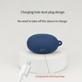 thumbnail image 4 of New Washable Soild Color Anti-drop Headphone Charging Box Sleeve Earbuds Protective Case Silicone Wireless Earphone Shell NAVY BLUE, 4 of 8