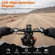 1500W Peak Electric Bike for Adults, 48V 15Ah Battery, 32MPH Fat Tire E-Mountain Bike, 20x4.0 Snow Tire, Dual Suspension, 7-Speed, UL2849