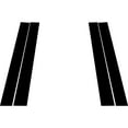 thumbnail image 3 of Rvinyl Pillar Post Window Trim Compatible with Saturn Ion 2003-2007 - Matte (Black), 3 of 8