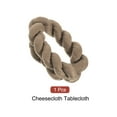 thumbnail image 3 of Unique Bargains 11Ft Cheesecloth Table Runner 35 x 134 Inch Rustic Gauze Tablecloth, Sand, 3 of 7