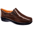 thumbnail image 1 of Zapato Piel Borrego Enco Footwear Cómodo Mocasín para Pie Descanso Confort C02 Café, 1 of 6