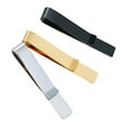 thumbnail image 3 of OULII 3 Pcs Men's Tie Clip Rectangular for Business Formal Wear, 3 of 8