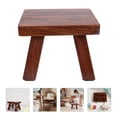 thumbnail image 3 of Miangastore Small Wood Stool Wood Step Stool Children Stepping Stool Wood Furniture, 3 of 8
