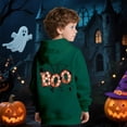 thumbnail image 2 of KAUOD Kids Girls Halloween Fleece Hoodies Cute Pumpkin Graphic Pullover Hoodie Sweatshirts Thick Warm Long Sleeve Tops Clothes, 2 of 6